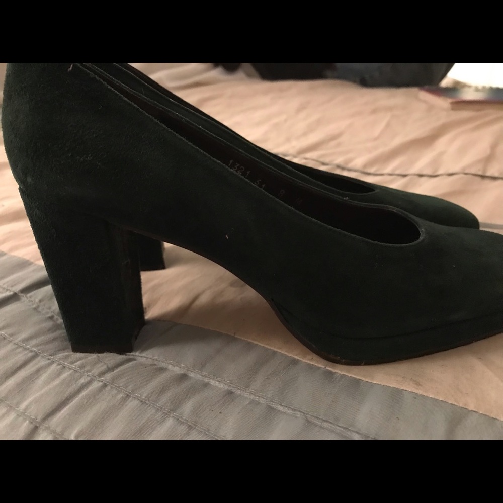 Bandolino dark green pumps- 8 M